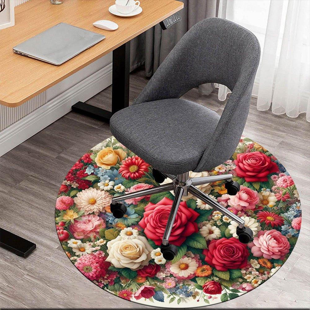 Floral Elegance: A Vibrant Bouquet of Roses and DaisiesRound Non-Slip chair mat chair carpet for office Rugs for Office Decor Gift For Valentine s Day 80cm by 80cm
Floral Elegance: A Vibrant Bouquet of Roses and DaisiesRound Non-Slip chair mat chair carpet for office Rugs for Office Decor Gift For Valentine s Day 80cm by 80cm