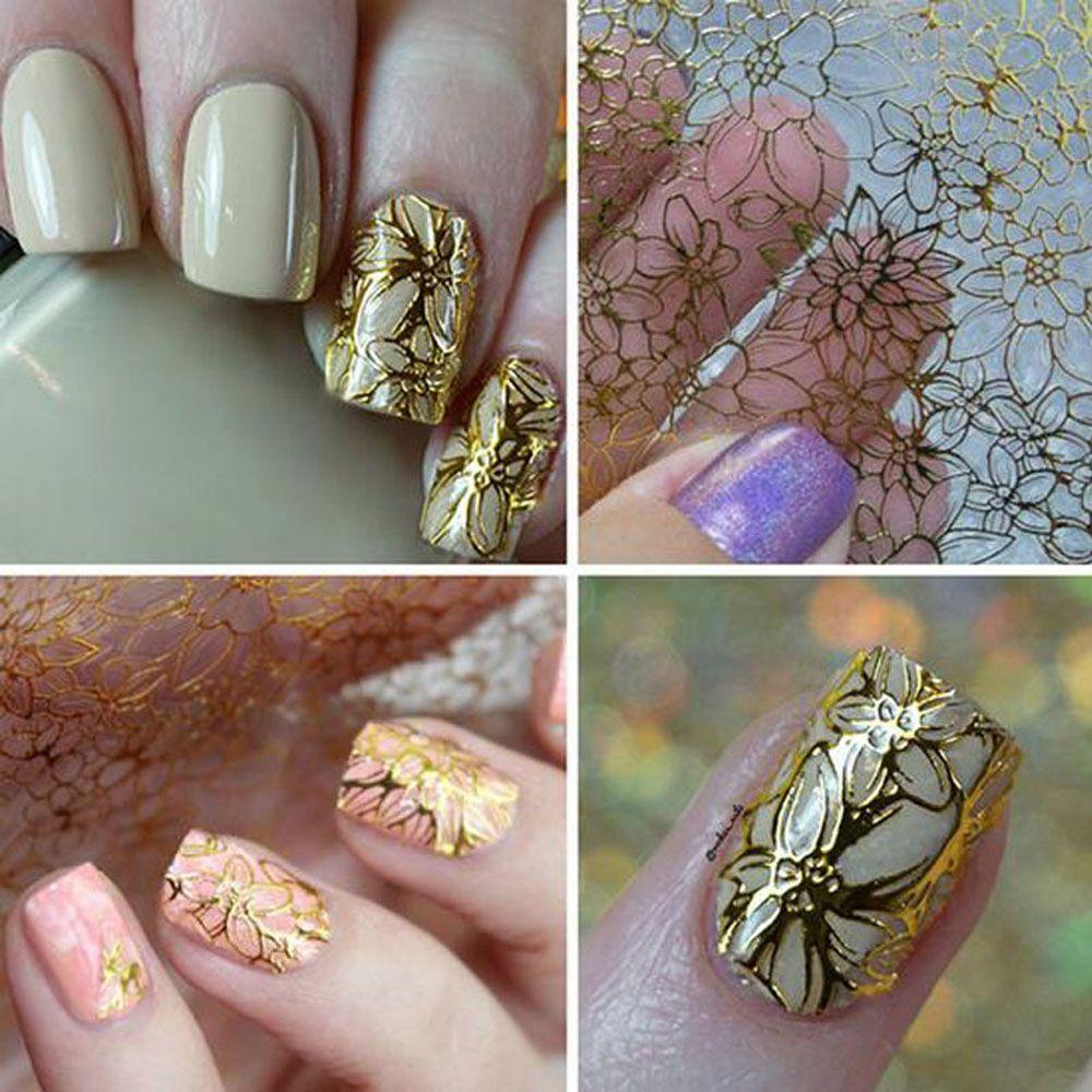 Women Ladies 1 Sheet Manicure Nail Art Stickers Embossed Blooming Flower Decals 3D золотий
Women Ladies 1 Sheet Manicure Nail Art Stickers Embossed Blooming Flower Decals 3D золотий
