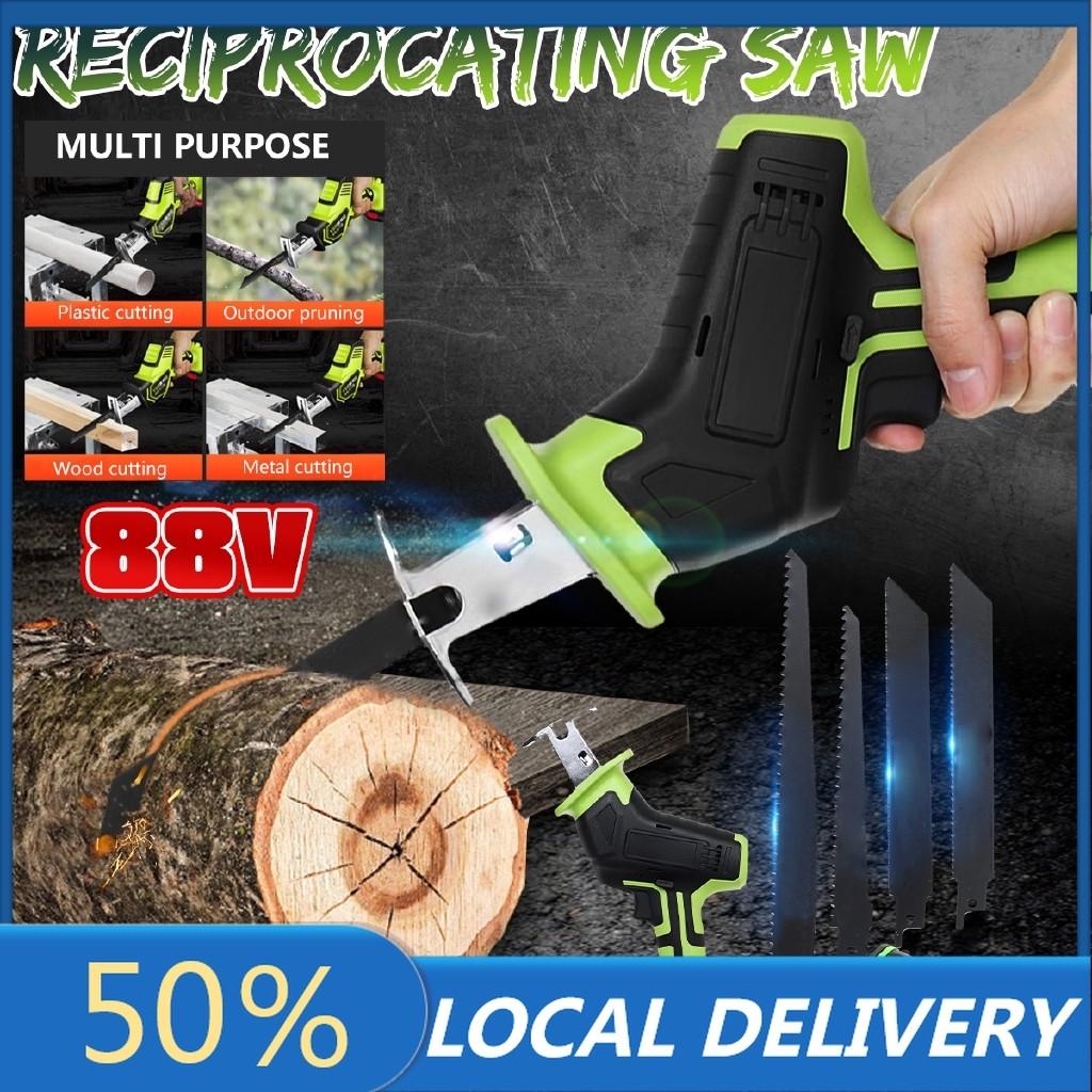 7500mAh Cordless Reciprocating Saw +4 Saw blades Metal Cutting Wood Tool 88V Portable Metal Woodworking Cutters красный
7500mAh Cordless Reciprocating Saw +4 Saw blades Metal Cutting Wood Tool 88V Portable Metal Woodworking Cutters красный