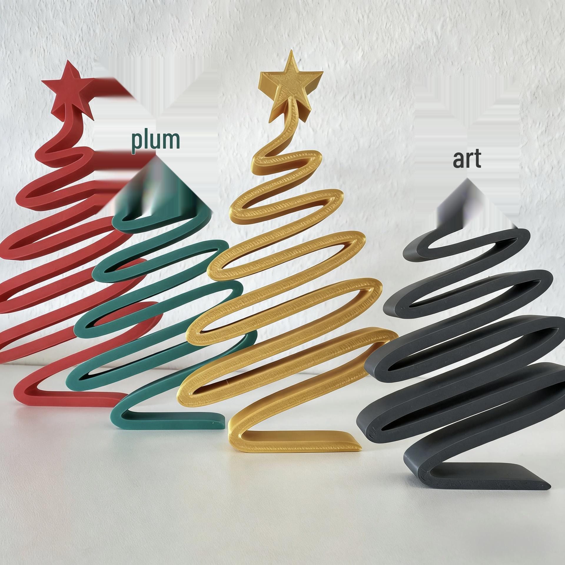 3D Printed Minimalist Christmas Tree Ornament for Desktop or Hanging Decoration Dark Green
3D Printed Minimalist Christmas Tree Ornament for Desktop or Hanging Decoration Dark Green