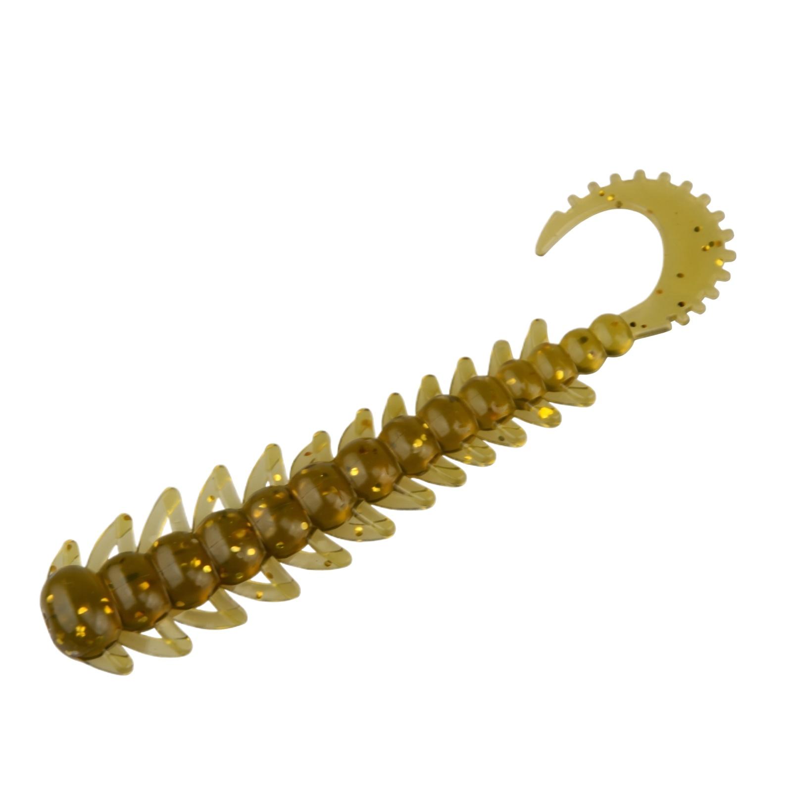 Soft Fishing Lure Centipede Style Worm Tail with Lead Head Hook Suitable for Texas Rigging and Drop Shot Fishing for Bass and Other Freshwater Fish one size
Soft Fishing Lure Centipede Style Worm Tail with Lead Head Hook Suitable for Texas Rigging and Drop Shot Fishing for Bass and Other Freshwater Fish one size