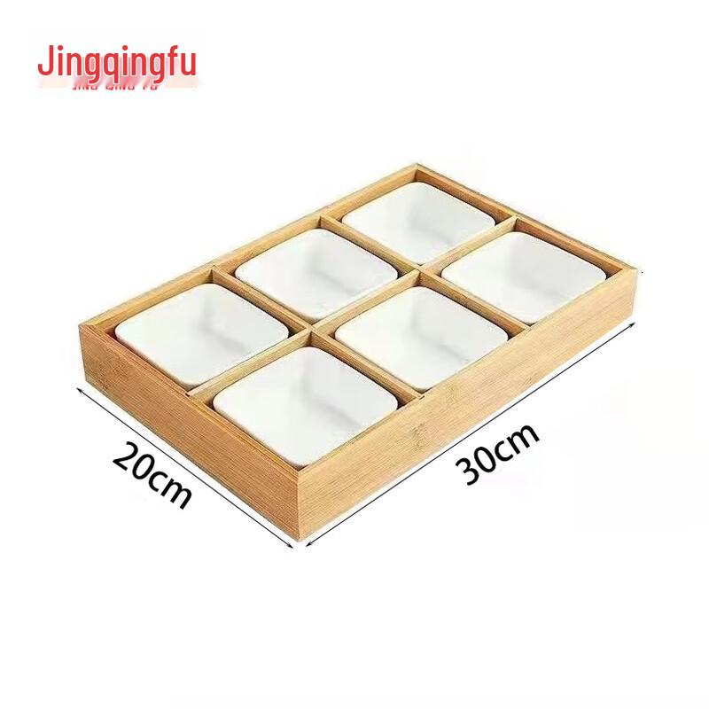 JingQingFu Wooden Multi-Compartment Serving Tray
JingQingFu Wooden Multi-Compartment Serving Tray