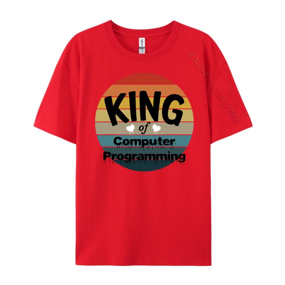 King Of Computer Programming Unisexs Designer T Shirt Gifts For Unisex Grahpic Tee Shirt Camisetas T Shirts Creative S
King Of Computer Programming Unisexs Designer T Shirt Gifts For Unisex Grahpic Tee Shirt Camisetas T Shirts Creative S