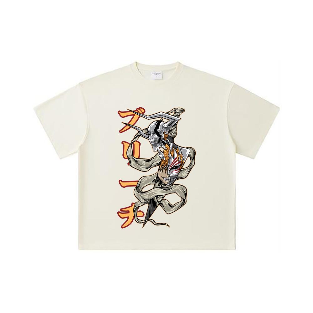 260 GSM Double Yarn 32 Count 100% Cotton Bleach V11 Zankpakuto Print Unisex Heavy Cotton T Shirt S
260 GSM Double Yarn 32 Count 100% Cotton Bleach V11 Zankpakuto Print Unisex Heavy Cotton T Shirt S