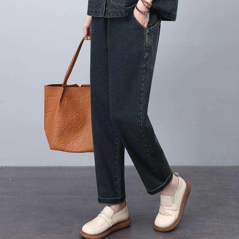 Women s Plus Size Loose Harem Jeans - Casual Spring/Autumn 2024 Trousers for Middle-Aged Moms M
Women s Plus Size Loose Harem Jeans - Casual Spring/Autumn 2024 Trousers for Middle-Aged Moms M