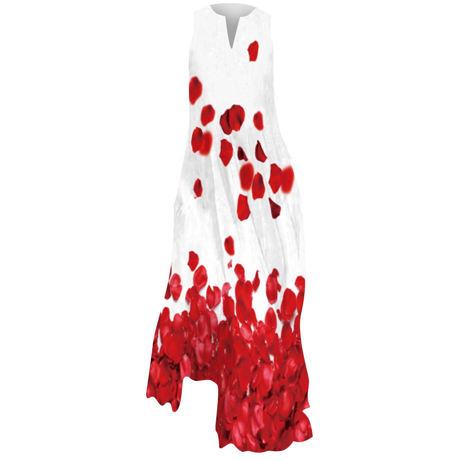 Женское летнее платье макси, женская повседневная свободная макси-юбка без рукавов с цветочным принтом пляжное платье макси с карманами плиссированное платье Хлопковое платье Пляжное платье XL красный
Женское летнее платье макси, женская повседневная свободная макси-юбка без рукавов с цветочным принтом пляжное платье макси с карманами плиссированное платье Хлопковое платье Пляжное платье XL красный