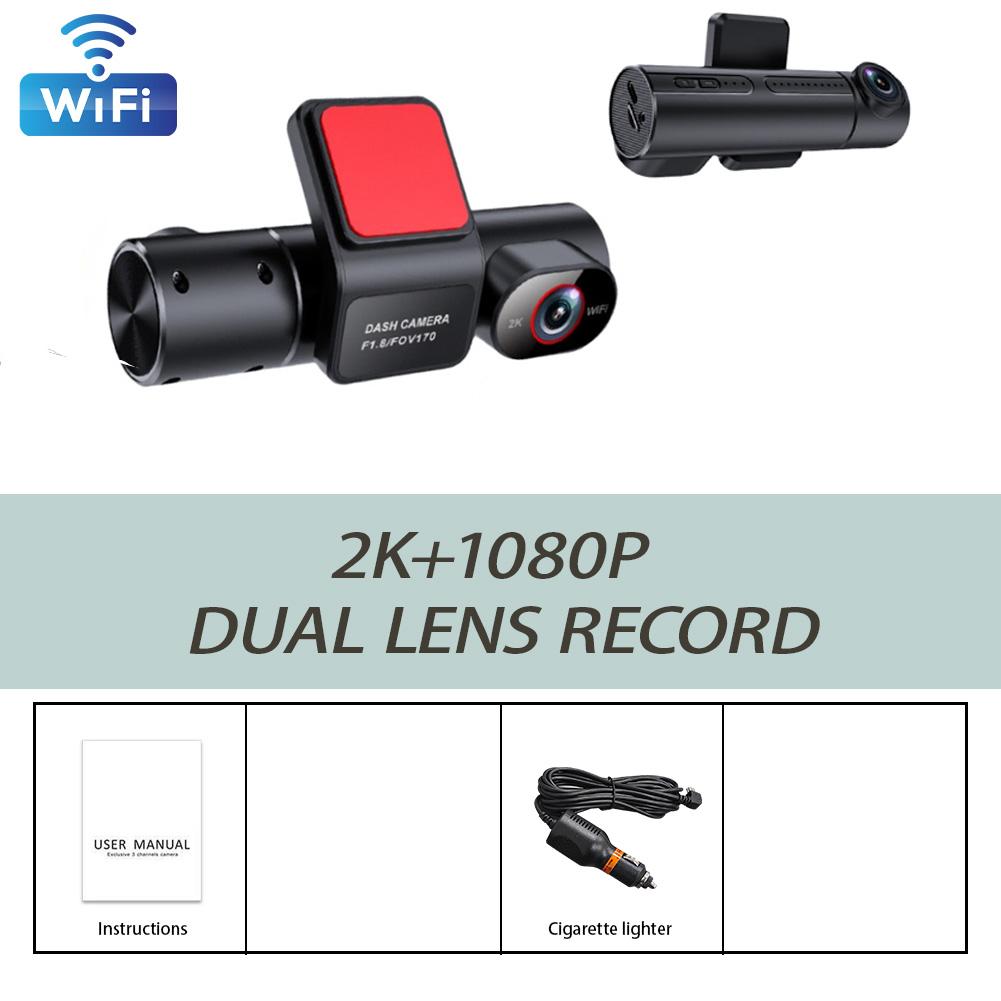 WiFi 3-объективный автомобильный видеорегистратор камера 2K Ultra HD супер ночное видение циклическая запись 170 WIde угол Аксессуары для автомобиля none
WiFi 3-объективный автомобильный видеорегистратор камера 2K Ultra HD супер ночное видение циклическая запись 170 WIde угол Аксессуары для автомобиля none