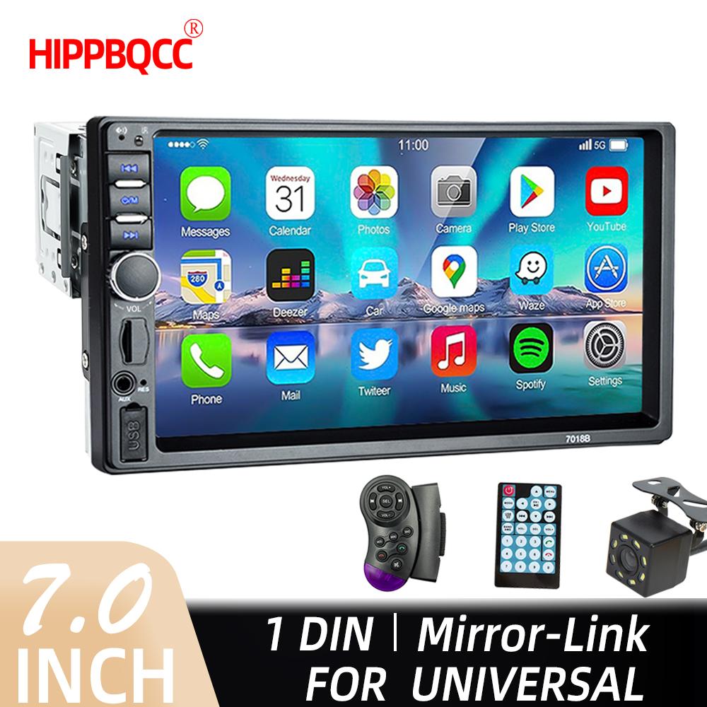HIPPBQCC 7 Inch 1 Din Car Radio MP5 Multimedia Player Touch Screen FM ISO Power Aux Input Bluetooth USB Mirror Link Autoradio
HIPPBQCC 7 Inch 1 Din Car Radio MP5 Multimedia Player Touch Screen FM ISO Power Aux Input Bluetooth USB Mirror Link Autoradio