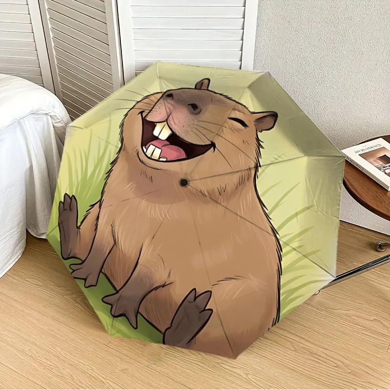 1pc Capybara Automatic Folding Umbrella, 8-Rib Durable Frame, Durable Foldable Design - Elegant Gift for Commute yy251210037
1pc Capybara Automatic Folding Umbrella, 8-Rib Durable Frame, Durable Foldable Design - Elegant Gift for Commute yy251210037