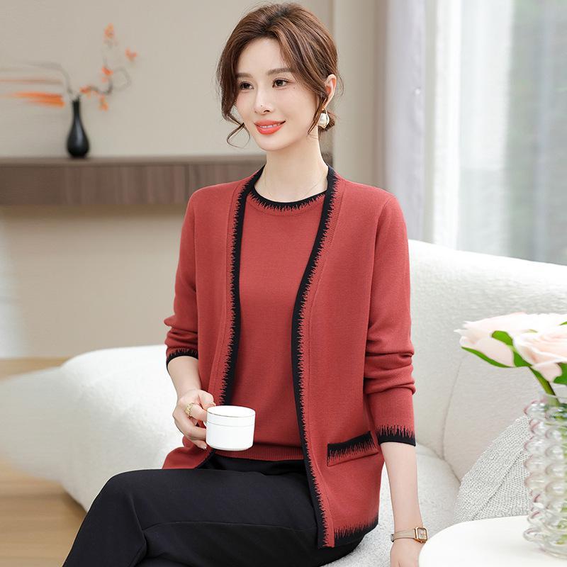2026 Stylish Knit Top for Middle-Aged Women - Spring/Autumn 4XL (135-150 jin) червоний
2026 Stylish Knit Top for Middle-Aged Women - Spring/Autumn 4XL (135-150 jin) червоний