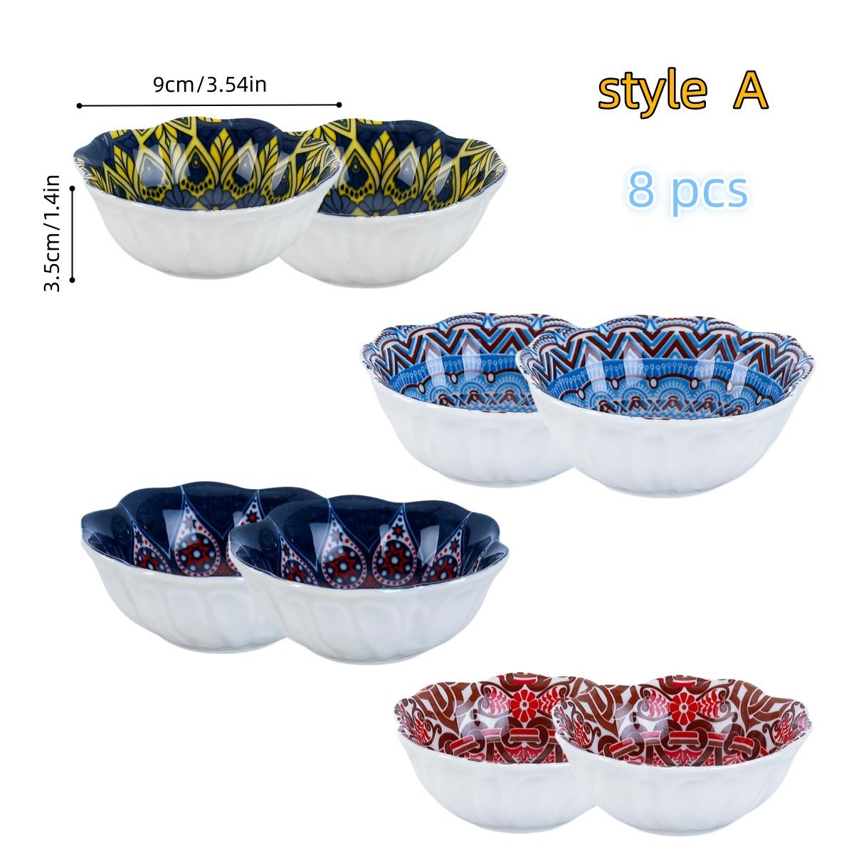 Set of 8 creatively painted ceramic condiment dishes Japanese-style trendy snack dishes exquisite dipping sauce dishes
Set of 8 creatively painted ceramic condiment dishes Japanese-style trendy snack dishes exquisite dipping sauce dishes