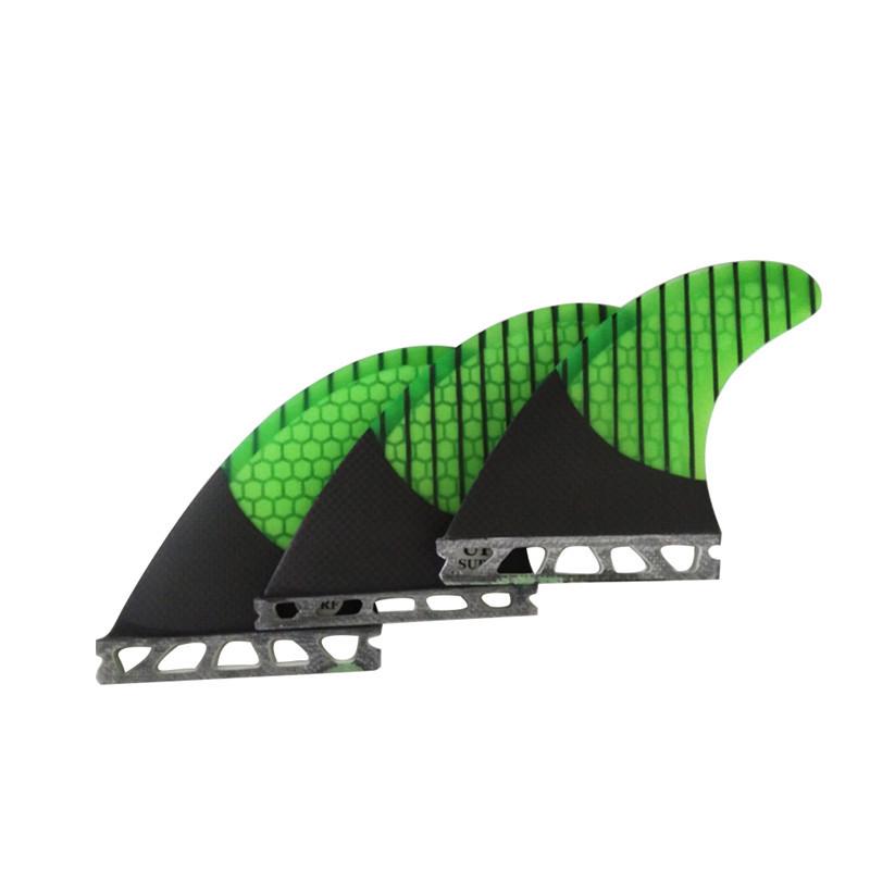 Carbon Fiber Surfboard and Paddle Board Tail Fin Medium (G5) зелений
Carbon Fiber Surfboard and Paddle Board Tail Fin Medium (G5) зелений