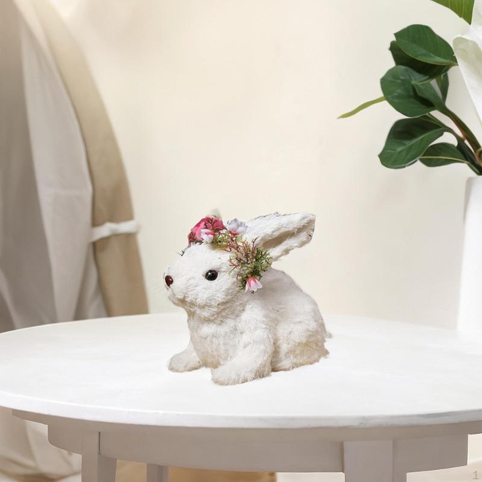 Bunny Statue Ornament Birthday Gift Simulation Animal Figurine Table Centerpiece for Garden Living
Bunny Statue Ornament Birthday Gift Simulation Animal Figurine Table Centerpiece for Garden Living