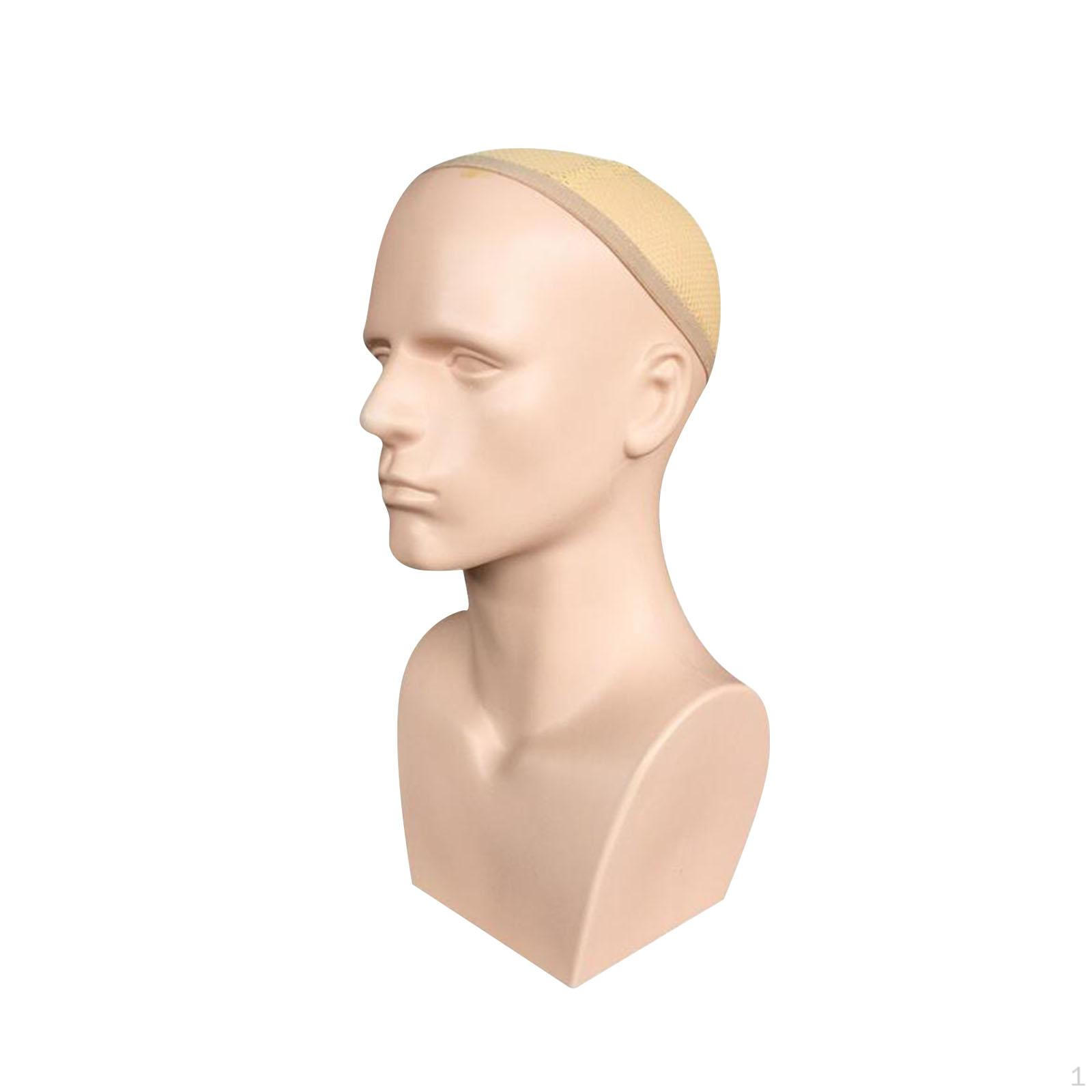 Elegant Male Mannequin Head with Shoulders for Wig And Accessories Presentation Skin
Elegant Male Mannequin Head with Shoulders for Wig And Accessories Presentation Skin