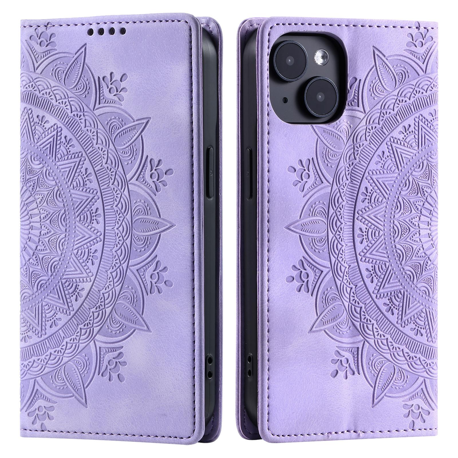 For iPhone 15 Case Imprinted Stand PU Leather Magnetic Cell Phone Cover Purple
For iPhone 15 Case Imprinted Stand PU Leather Magnetic Cell Phone Cover Purple