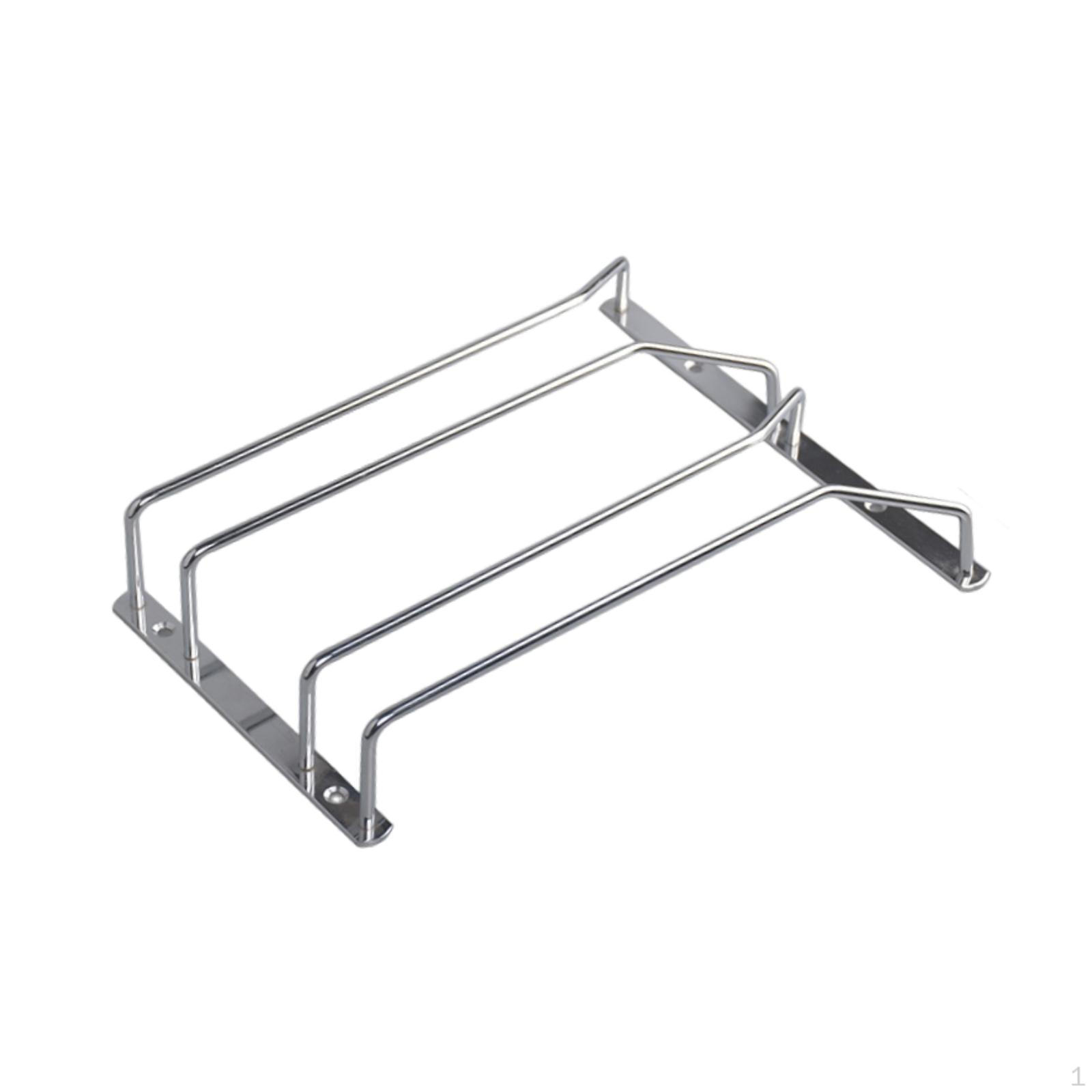 Glass Holder, Metal Rack for Storing Stemware, Mounting under Kitchen Cabinets, Quick Assembly, 27cm Double Row
Glass Holder, Metal Rack for Storing Stemware, Mounting under Kitchen Cabinets, Quick Assembly, 27cm Double Row