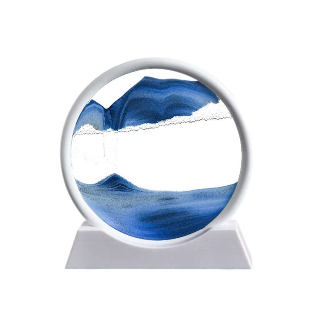 NANMU Песочная картина Движущееся песочное искусство Движущееся интерьерное искусство 3D Зыбучий песок Картина из песка Фигурка круглая (7 дюймов, синий) синий
NANMU Песочная картина Движущееся песочное искусство Движущееся интерьерное искусство 3D Зыбучий песок Картина из песка Фигурка круглая (7 дюймов, синий) синий