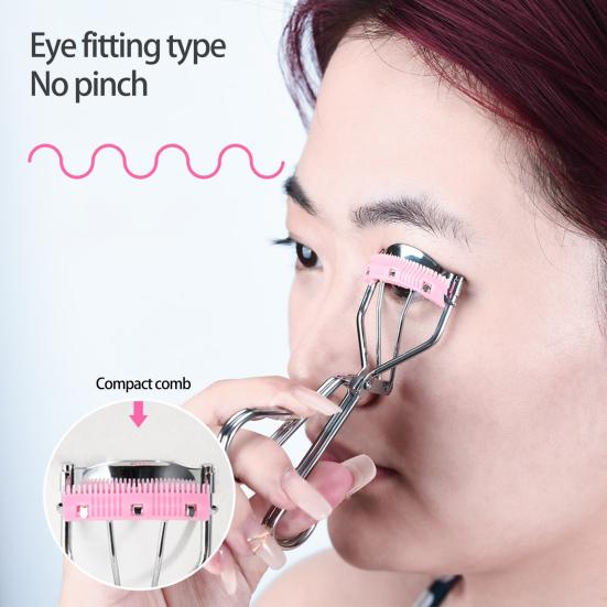 Yousheng Eyelash Clip Long Lasting Curl Good Curling Effect Elastic Fitted Eye Shape Manual Press Eyelash Curler with Comb for Make Up чёрный
Yousheng Eyelash Clip Long Lasting Curl Good Curling Effect Elastic Fitted Eye Shape Manual Press Eyelash Curler with Comb for Make Up чёрный