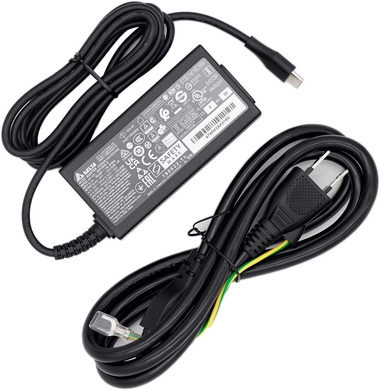 Адаптер змінного струму DELTA 45 В для та сумісний з та Тип-C USB-C NEC, Toshiba, Dynabook, Lenovo, HP, ACER, Chromebook, LAVIE. PC-VP-BP130 PC-VP-BP122.
Адаптер змінного струму DELTA 45 В для та сумісний з та Тип-C USB-C NEC, Toshiba, Dynabook, Lenovo, HP, ACER, Chromebook, LAVIE. PC-VP-BP130 PC-VP-BP122.