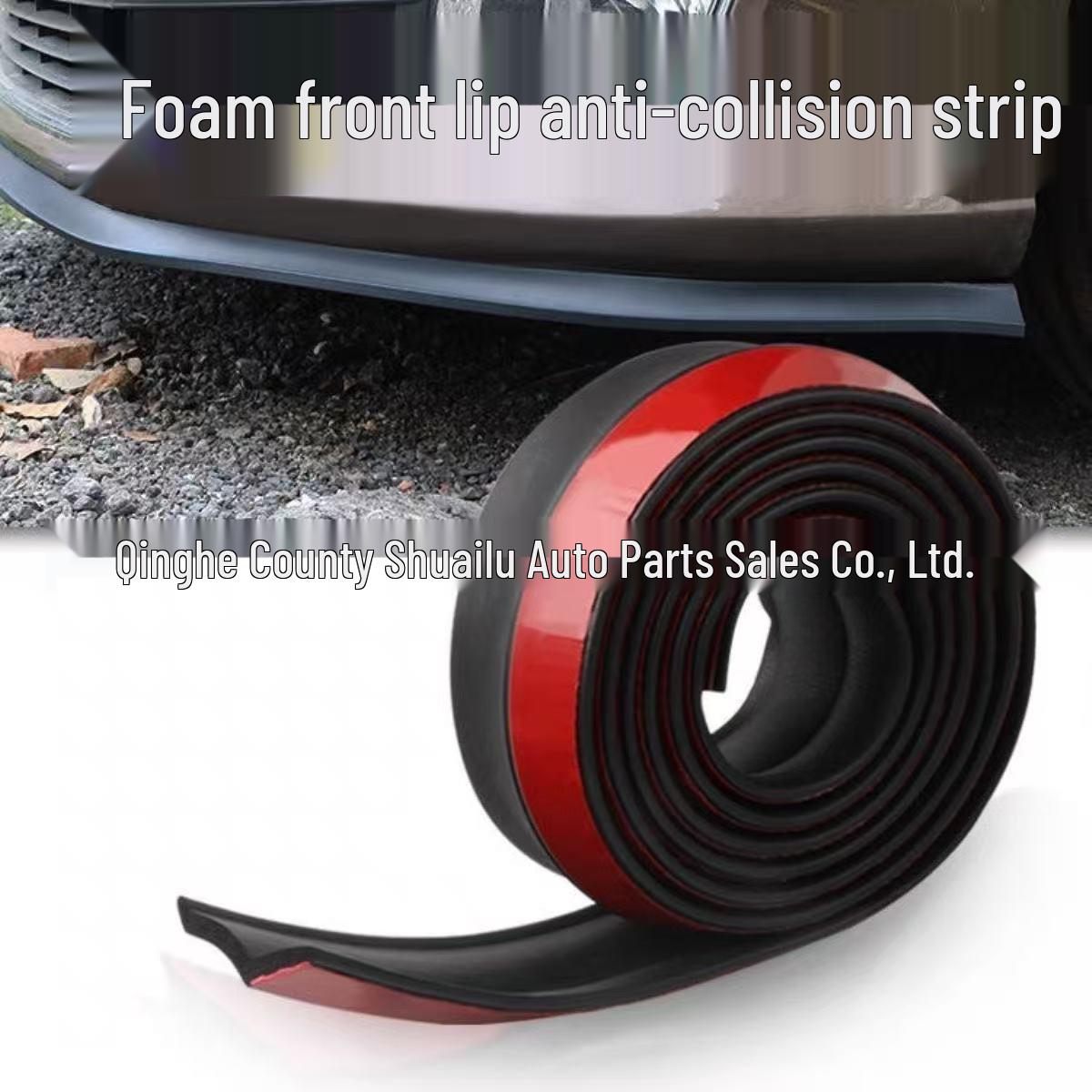 Автомобильная передняя губа, противоударная полоса бампера из пенорезины EPDM 60mm чёрный
Автомобильная передняя губа, противоударная полоса бампера из пенорезины EPDM 60mm чёрный