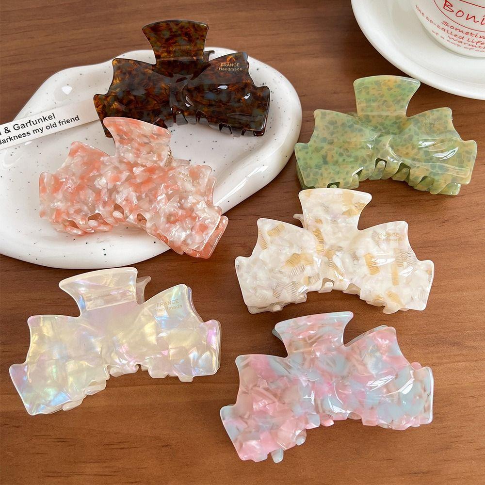 Hairpin Solid Color Shark Clip Geometric Korean Style Shark Clip Retro Bow Acetate Hair Claw Girls Style F
Hairpin Solid Color Shark Clip Geometric Korean Style Shark Clip Retro Bow Acetate Hair Claw Girls Style F