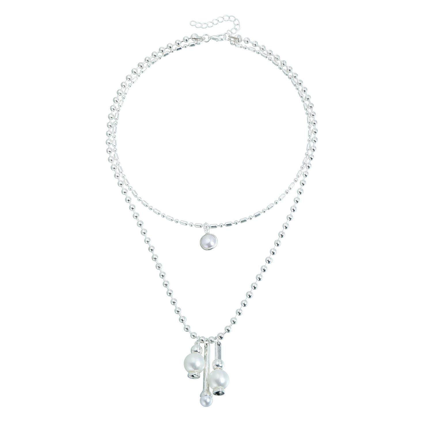 European and American jewelry light luxury high-end pearl pendant bead chain necklace women s ins double-layer stacked commuter necklace
European and American jewelry light luxury high-end pearl pendant bead chain necklace women s ins double-layer stacked commuter necklace