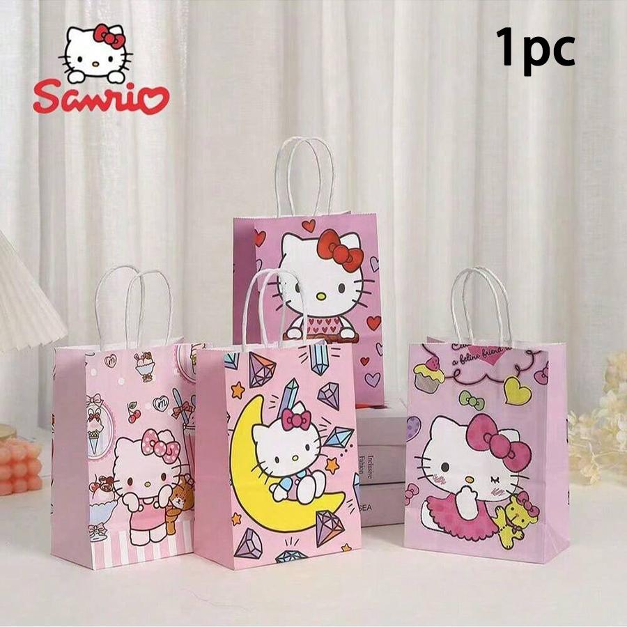 Sanrio Hello Kitty Gift Bags - Cute Cartoon Design of Kitty, with Extra Large Capacity, Perfect for Birthday And Holiday Gifts 20cm*15cm
Sanrio Hello Kitty Gift Bags - Cute Cartoon Design of Kitty, with Extra Large Capacity, Perfect for Birthday And Holiday Gifts 20cm*15cm