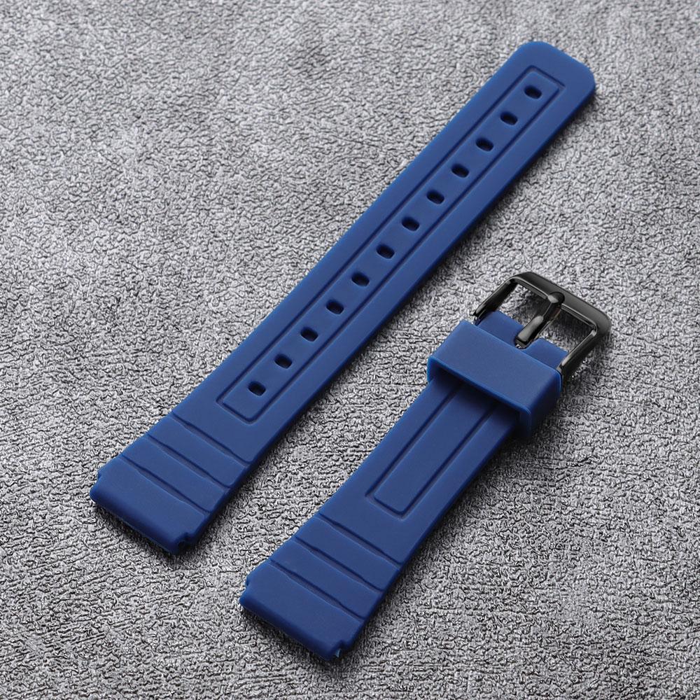 18 мм м який силіконовий ремінець для Casio F-91W F84 W800H SGW400 F105/108 A158/159/168AE1200/1300 Водонепроникні гумові спортивні ремінці для годинника 18mm
18 мм м який силіконовий ремінець для Casio F-91W F84 W800H SGW400 F105/108 A158/159/168AE1200/1300 Водонепроникні гумові спортивні ремінці для годинника 18mm