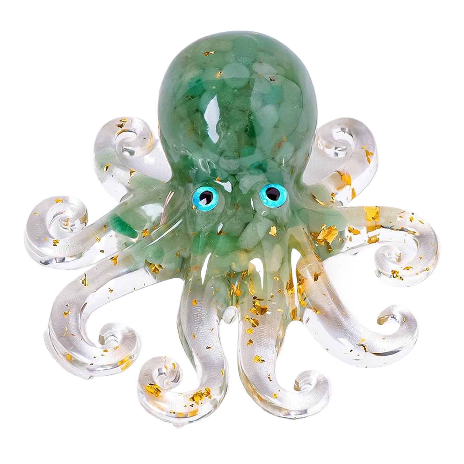 1PC Natural Crystal Gravel Octopus Statue Dropper Resin Reiki Stone Garden Statue Ornaments Office Tabletop Bar Decorative Fun зелений
1PC Natural Crystal Gravel Octopus Statue Dropper Resin Reiki Stone Garden Statue Ornaments Office Tabletop Bar Decorative Fun зелений