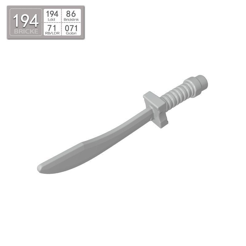 BRICKE Zhuan Ke 25111 Big Saber Sword Building Blocks - Compatible with Lego, MOC Accessories, DIY Gift 50g (approx. 213 pcs)
BRICKE Zhuan Ke 25111 Big Saber Sword Building Blocks - Compatible with Lego, MOC Accessories, DIY Gift 50g (approx. 213 pcs)