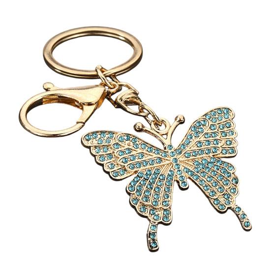 Keychain Pendant Sparkling Rhinestones Butterfly Charm Key Chain with Lobster Clasp Electroplated Key Holder Bag Accessory синий
Keychain Pendant Sparkling Rhinestones Butterfly Charm Key Chain with Lobster Clasp Electroplated Key Holder Bag Accessory синий