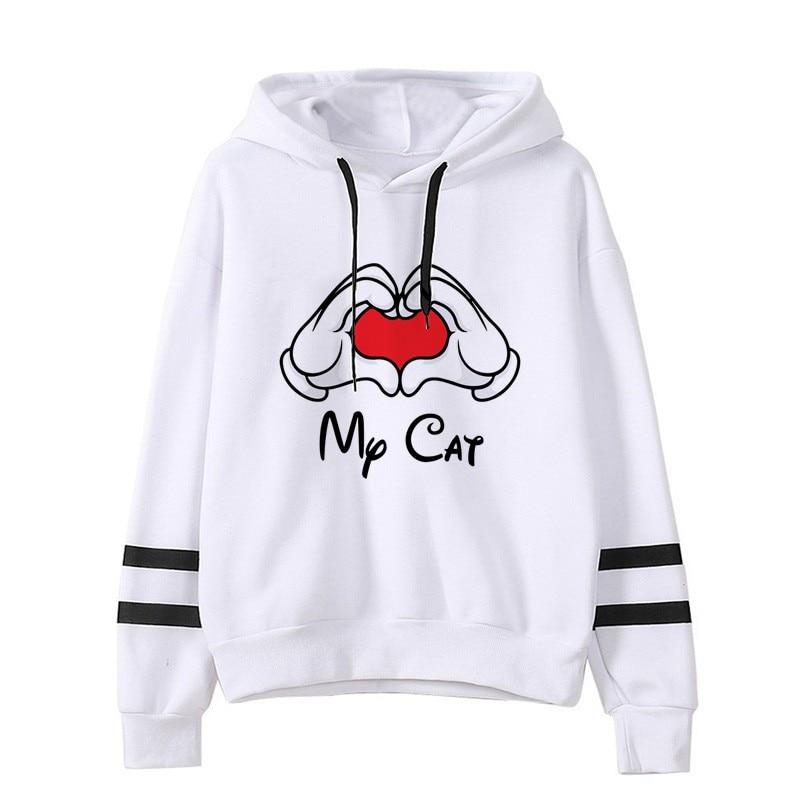 Каваи Микки Маус Рука Графика Харадзюку Эстетические женщины Пуловер Корейская толстовка Толстовка Уличная одежда Одежда Печать Капюшон 
Каваи Микки Маус Рука Графика Харадзюку Эстетические женщины Пуловер Корейская толстовка Толстовка Уличная одежда Одежда Печать Капюшон