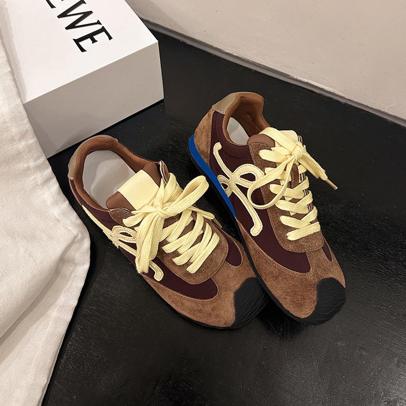 Cowhide version~ Genuine leather flat-bottomed German training shoes women s spring new ugly and cute retro Forrest Gump shoes casual sports shoes 40
Cowhide version~ Genuine leather flat-bottomed German training shoes women s spring new ugly and cute retro Forrest Gump shoes casual sports shoes 40