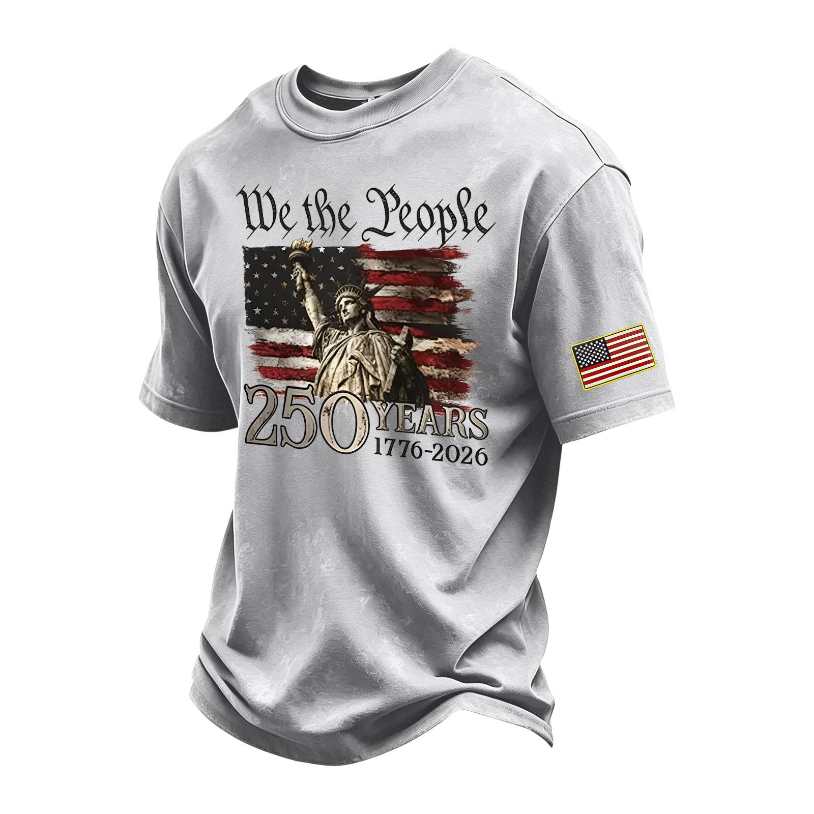 Men s Vintage Washed Crew Neck Short Sleeve T Shirt Independence Day Graphic Print 250 Years Commemorative Design Casual Fit XXXXL
Men s Vintage Washed Crew Neck Short Sleeve T Shirt Independence Day Graphic Print 250 Years Commemorative Design Casual Fit XXXXL