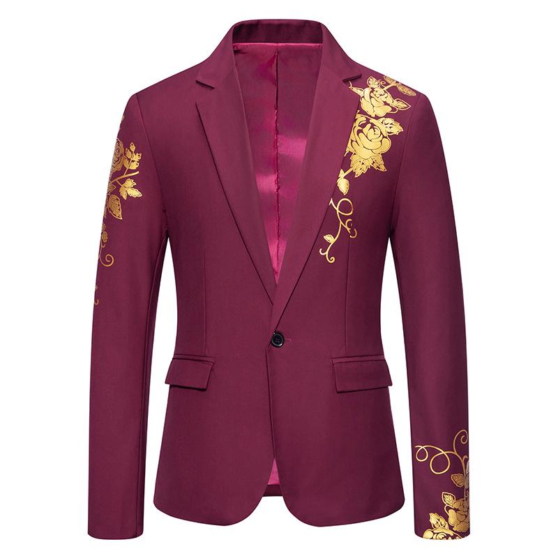 2024 Spring Men s European Paisley Print Slim Fit Tuxedo XXL
2024 Spring Men s European Paisley Print Slim Fit Tuxedo XXL