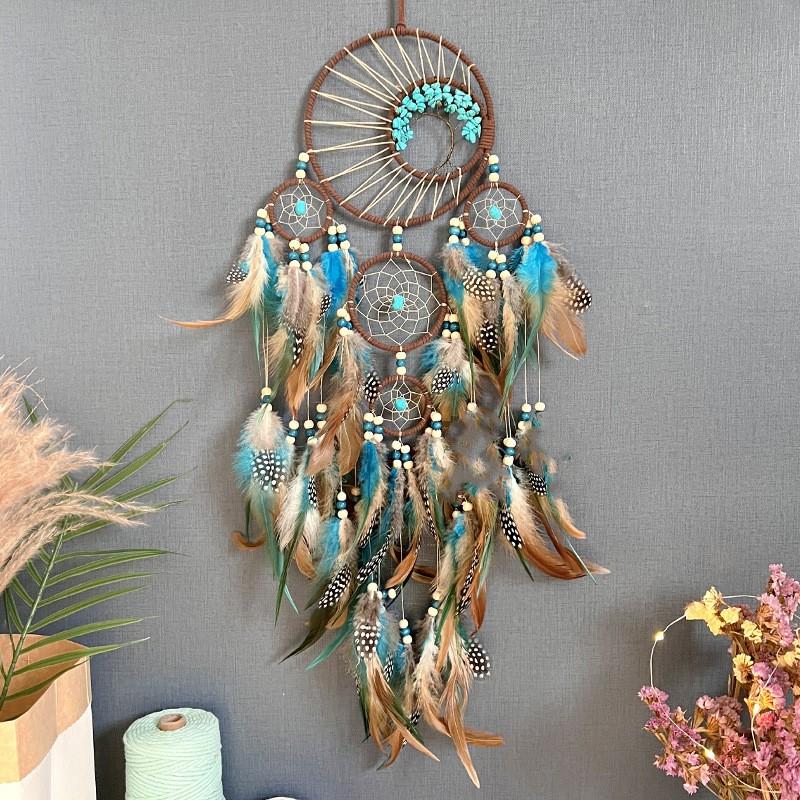 High-grade Turquoise Lucky Tree Dreamcatcher Hanging Wind Chimes Wall Art Decor Home Garden Decoration Macrame Wind Chimes
High-grade Turquoise Lucky Tree Dreamcatcher Hanging Wind Chimes Wall Art Decor Home Garden Decoration Macrame Wind Chimes