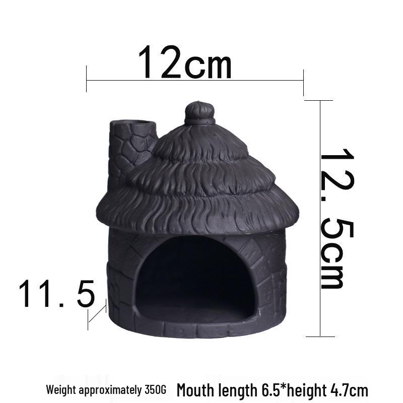 Grass Hut Ceramic Fireplace Incense Burner with Sage, Cedar, and Palo Santo
Grass Hut Ceramic Fireplace Incense Burner with Sage, Cedar, and Palo Santo