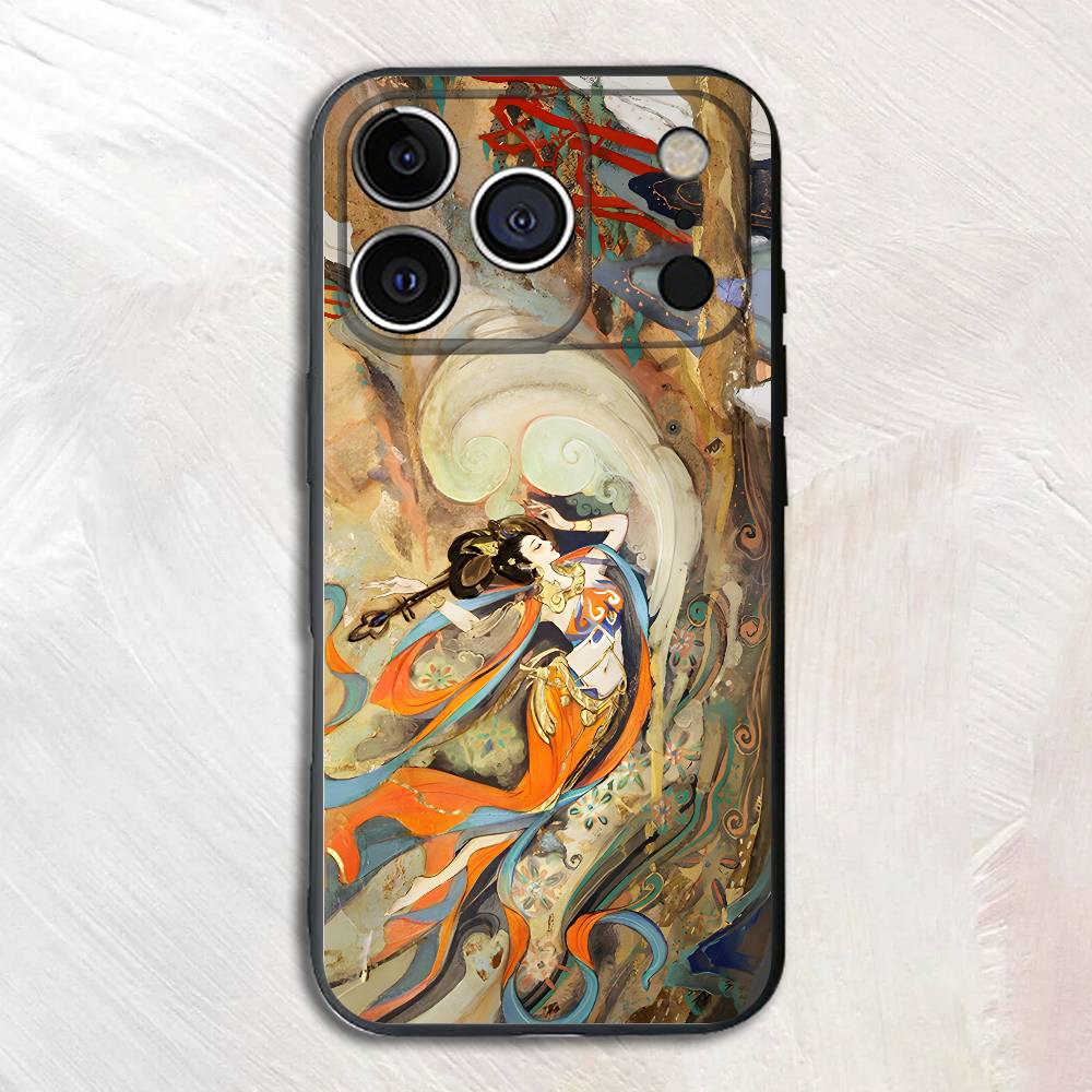 Dunhuang Style Apsara Silicone Phone Case For iPhone 17,16,15,14,13,12 X XS Plus Pro Max Shockproof Soft Cover iPhone13mini
Dunhuang Style Apsara Silicone Phone Case For iPhone 17,16,15,14,13,12 X XS Plus Pro Max Shockproof Soft Cover iPhone13mini