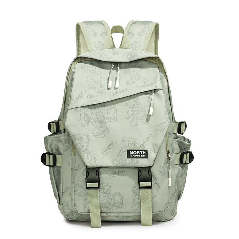 Шкільний рюкзак з принтом ведмедика, рюкзак для учнів середньої школи, жіночий рюкзак великої місткості зелений
Шкільний рюкзак з принтом ведмедика, рюкзак для учнів середньої школи, жіночий рюкзак великої місткості зелений