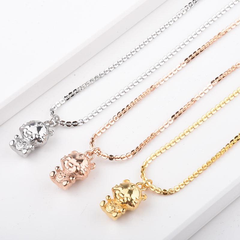 Benmingnian 18k Gold-Plated Tiger Pendant Necklace for Women - Non-Fading Titanium Steel Clavicle Chain. Steel
Benmingnian 18k Gold-Plated Tiger Pendant Necklace for Women - Non-Fading Titanium Steel Clavicle Chain. Steel