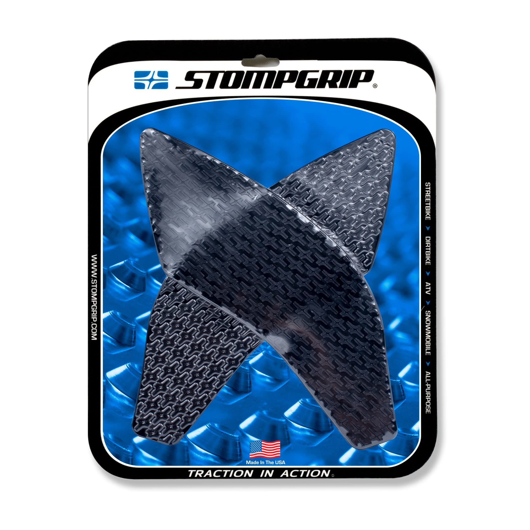 STOMPGRIP Traction Pad Tank Kit for CB250R, CB650R, and CBR650R, ICON, Black, Part Number 55-14-0161B
STOMPGRIP Traction Pad Tank Kit for CB250R, CB650R, and CBR650R, ICON, Black, Part Number 55-14-0161B