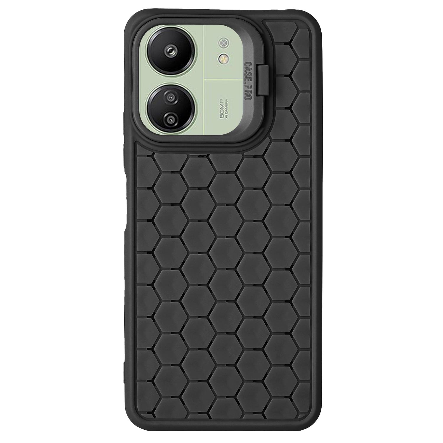For Xiaomi Redmi 13C 4G/13C 5G/13R 5G/Poco M6 5G/Poco C65 4G TPU Phone Case Kickstand Black
For Xiaomi Redmi 13C 4G/13C 5G/13R 5G/Poco M6 5G/Poco C65 4G TPU Phone Case Kickstand Black