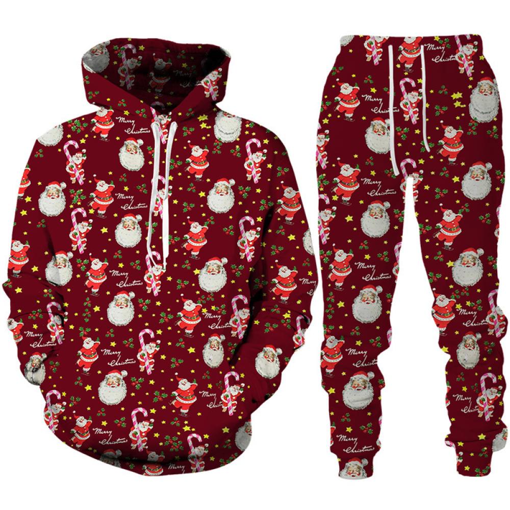 Рождественская тема, толстовка со штанами и 3D принтом, модный спортивный костюм для пары, спортивный костюм из 2 предметов, с Новым годом, для мужчин и женщин, забавная уличная одежда, одежда 2XL
Рождественская тема, толстовка со штанами и 3D принтом, модный спортивный костюм для пары, спортивный костюм из 2 предметов, с Новым годом, для мужчин и женщин, забавная уличная одежда, одежда 2XL