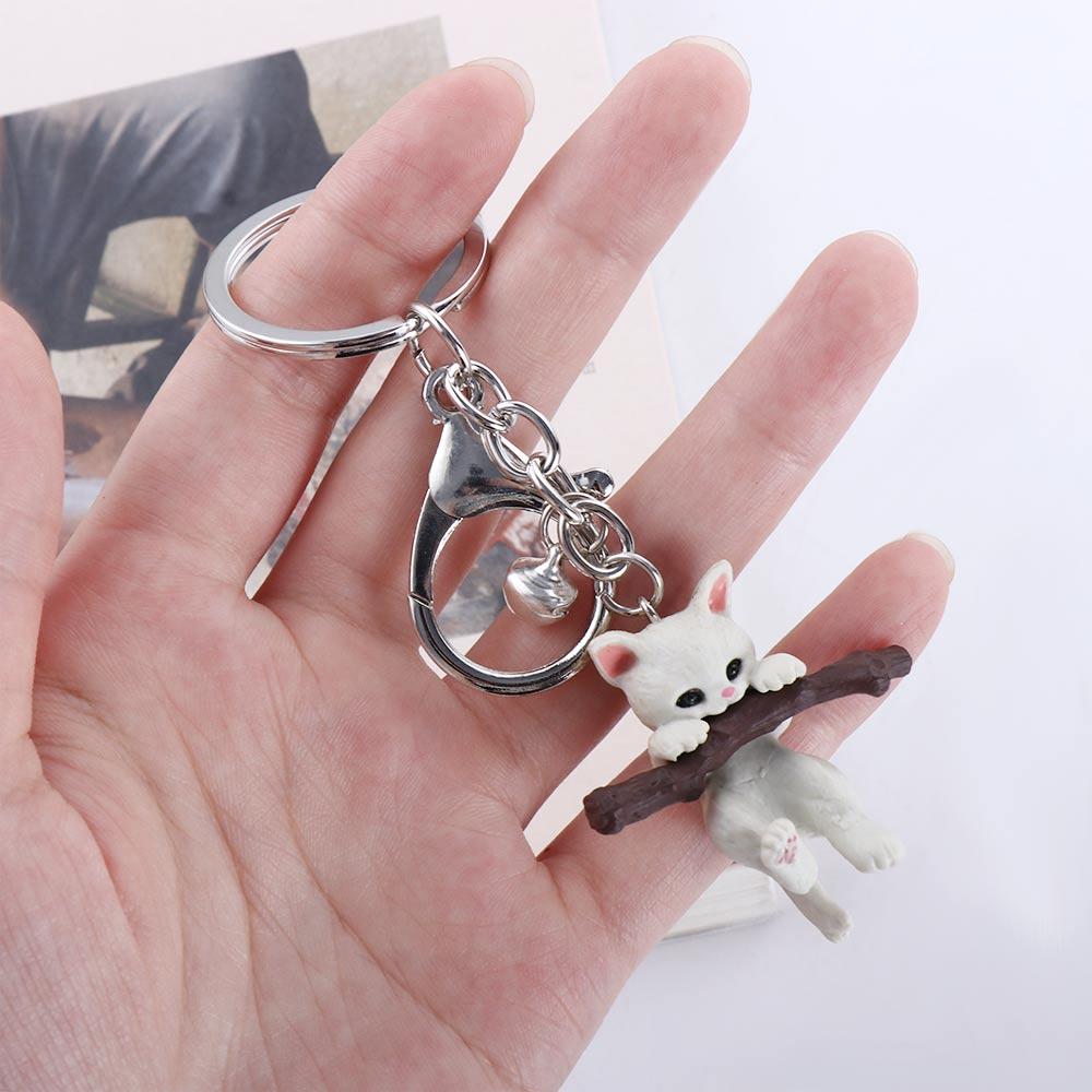 Women Branch Cartoon Kids Toy Pendant Car Trinket Key Holder 3D Cat Keychain Bag Charm Key Ring black-Single ring
Women Branch Cartoon Kids Toy Pendant Car Trinket Key Holder 3D Cat Keychain Bag Charm Key Ring black-Single ring