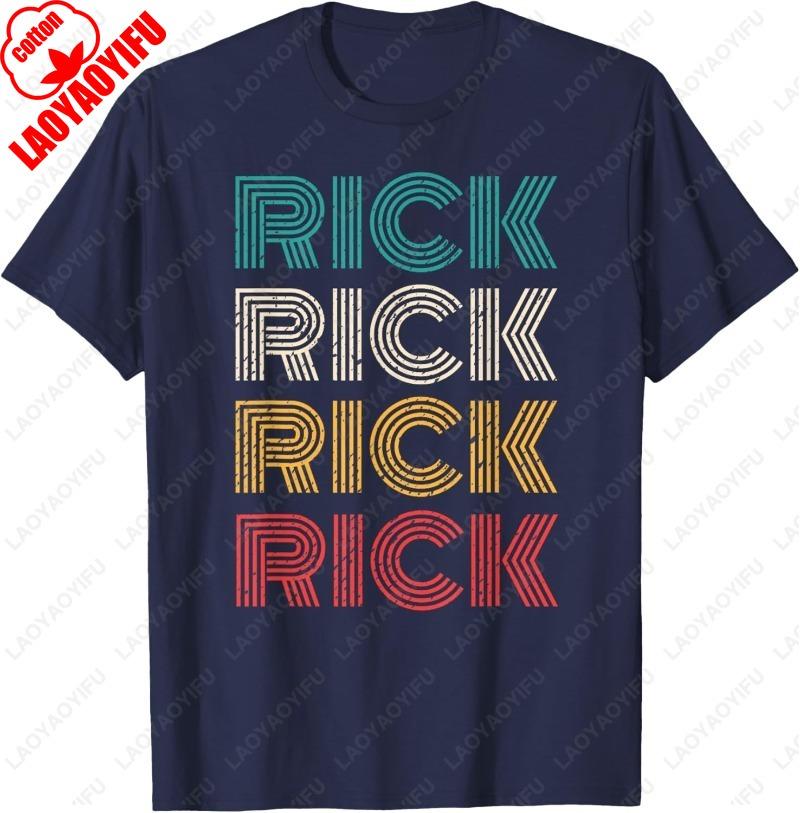 Retro Rick Vintage Distressed 80s Casual Style Cotton TShirt Classics Allmatch Oneck Printed Man Tops Breathable Camisetas 4XL
Retro Rick Vintage Distressed 80s Casual Style Cotton TShirt Classics Allmatch Oneck Printed Man Tops Breathable Camisetas 4XL