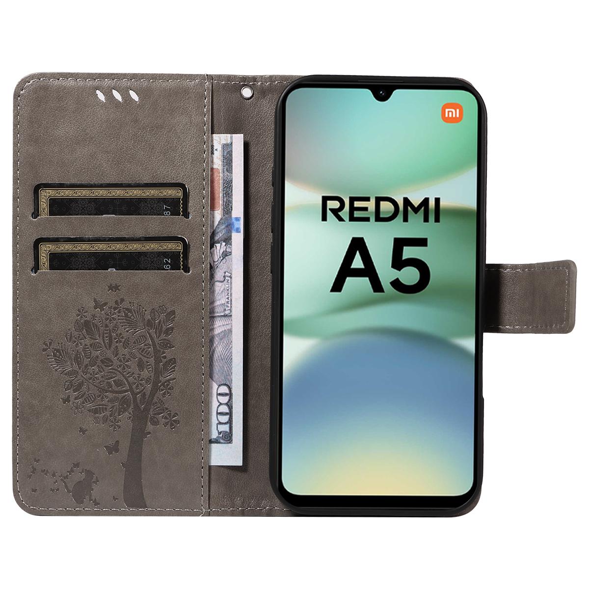 For Xiaomi Redmi A5 4G (171.7*77.8*8.3mm) Phone Case with Stand Cat Tree Pattern Leather Wallet Mobile Cover Gold
For Xiaomi Redmi A5 4G (171.7*77.8*8.3mm) Phone Case with Stand Cat Tree Pattern Leather Wallet Mobile Cover Gold