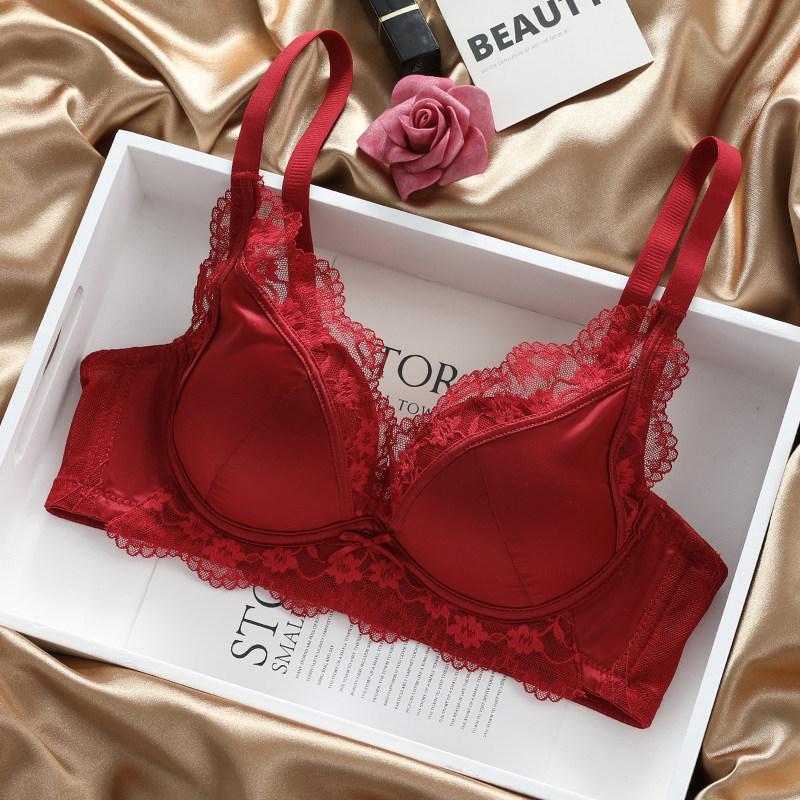 Lace natal year red female show big anti-sagging collection breast no steel ring sexy bra cover S32/70AB бордовый
Lace natal year red female show big anti-sagging collection breast no steel ring sexy bra cover S32/70AB бордовый