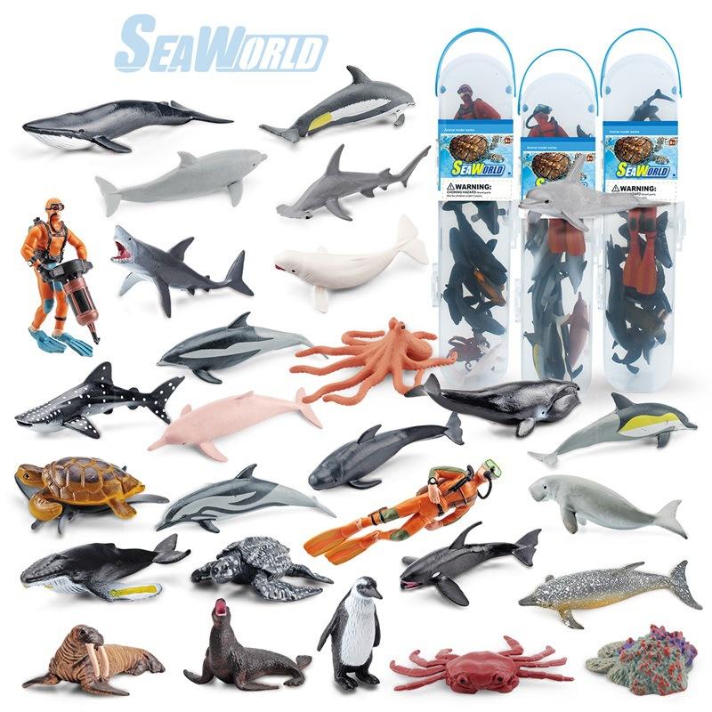 Simulated Sea World Series, Whales, Penguins, Sharks, Dolphins, Octopus, Crabs, Marine Animal Models
Simulated Sea World Series, Whales, Penguins, Sharks, Dolphins, Octopus, Crabs, Marine Animal Models
