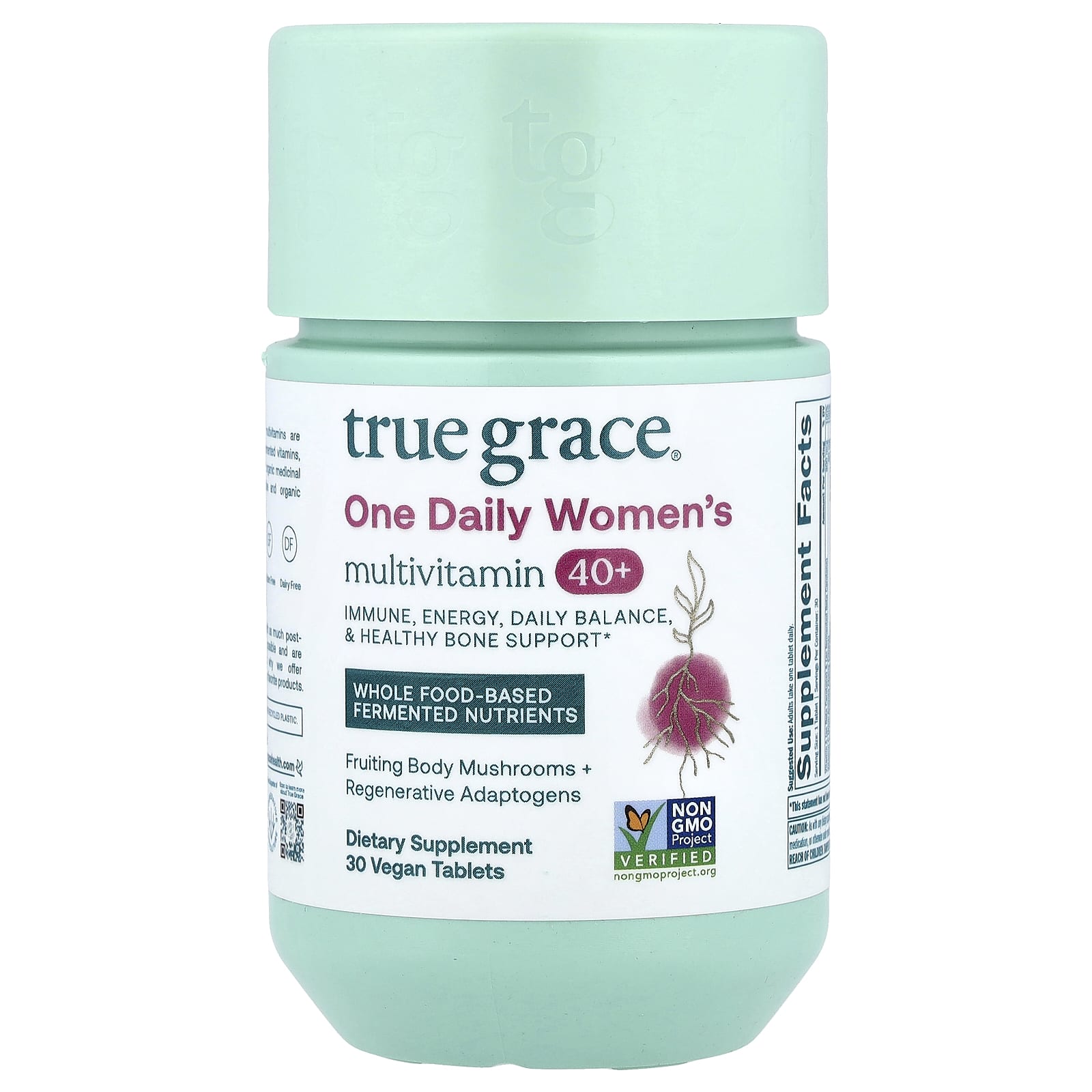 True Grace, One Daily Women s Multivitamin 40+, Vegan, 30 Tablets
True Grace, One Daily Women s Multivitamin 40+, Vegan, 30 Tablets
