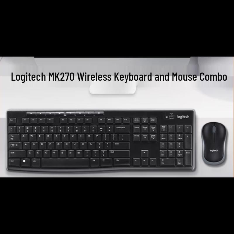 Logitech MK270 Wireless Keyboard and Mouse Combo
Logitech MK270 Wireless Keyboard and Mouse Combo